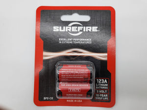 SUREFIRE 123A 電池 SF2-CB